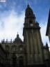 Seitliche Ansicht der Cathedrale in Santiago