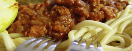 Spaghetti Bolognese mit lecker Hackfleisch