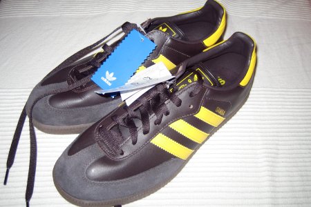 Braune Adidas Sambas