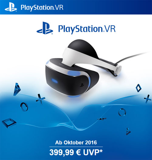 Playstation VR ab Oktober 2016